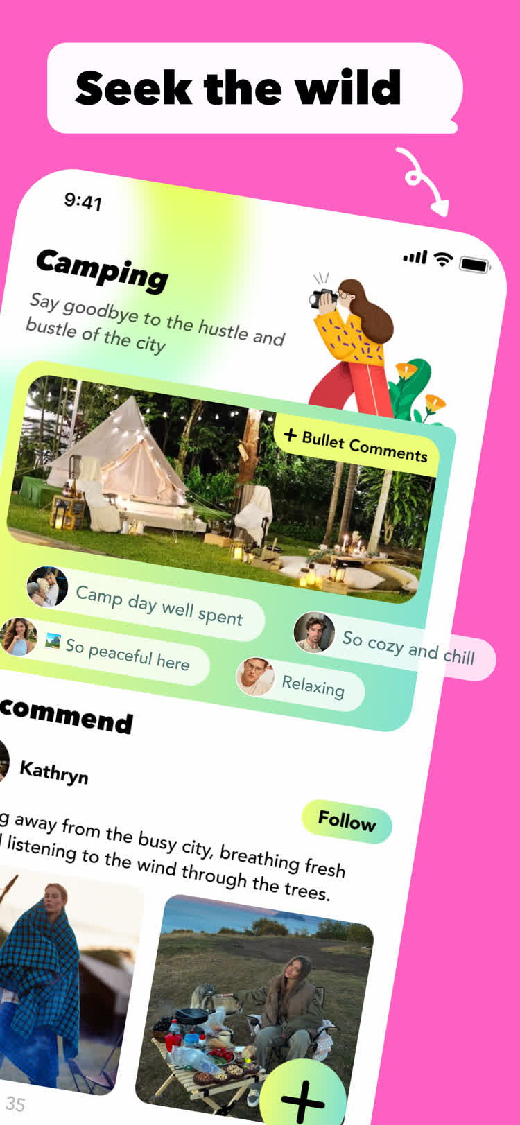 social sharing feed